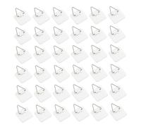 Pfjsseey Invisible Plate Hanger Wall Adhesive Wire Plate Holders Art Supplies Large 50PCS