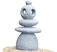 Pfjsseey Pagoda Garden Statue, 3x2.1x5.2 Lifelike Mini Pagoda Lantern, Japanese Garden Decor for Fairy Meditation Zen Gardens Potted Plant