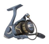 Pflueger President Spinning Fishing Reel, Size 30, 10 Stainless Steel Ball Bearing System, Sealed Oil Felt Front Drag, Lightweight Graphite Construction