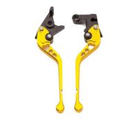 PFOJDHAS for Du&Cati Hypermotard 821/939/Strada Scrambler 2013-2017 Long Motorcycle Brake Clutch Levers(Yellow)