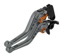 PFOJDHAS for Suzuki B-King 2008-20113D Short Motorcycle 7/8" 22mm Adjustable Brake Clutch Levers(Gray Orange)
