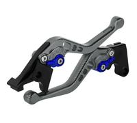 PFOJDHAS for Suzuki B-King 2008-20113D Short Motorcycle 7/8" 22mm Adjustable Brake Clutch Levers(Gray Blue)