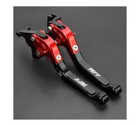 PFOJDHAS for YA&MAHA YZF R1 YZFR1 2004-2014 Accessories Motorcycle Brake Clutch Levers Handlebar Grip(Red. Black)
