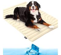 Pfotenchill Cooling Mats for Dogs Cats, Self Cool Mat for Pets, Innovative Pet Cooling Mats, Reversible Dog Cool Pad, Summer Pet Bed Mat, Arc-Chill, No Ice or Electricity (Beige, 59×40‘’)