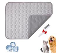 Pfotenfrost Cooling Mat for Cats and Dogs, 3-Layer System, Self-Cooling, Washable for Home, Car, Garden or On the go, Grey XS (40 x 30 cm)