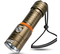 PFSN Dive Light 3500 Lumens, Underwater 150M Waterproof Diving Flashlight, 485M Long Range Narrow Beam, 20Hrs Runtime, Safety Lock Switch, Rechargeable LED Dive Torch for Deep Sea Caving, Snorkeling