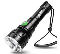 PFSN Scuba Diving Torch Rechargeable - 3000 Lumens Dive Torch, 150M Underwater Flashlight Waterproof, 400m Long Throw Spot & Wide Beam Dive Light with 3 Mode Best for Submersible Snorkeling, Caving