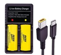 PFSN Universal 26650 Battery Charger - Speedy 26650 Battery Charger for 3.7V Lithium Batteries 18650 21700 14500 Rechargeable Battery