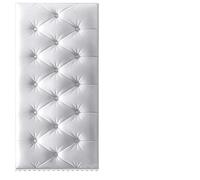 PFYKCYL 70X35CM 3PCS/Set 6PC/Set Self-Adhesive 3D Brick Wallpaper PE Foam Wall Panels Stickers Waterproof Home Decoration Anti-Collision Padding(White-3pc-Set,70cmx 35cm x 8mm)