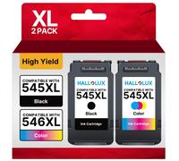 PG 545XL CL 546XL Ink Cartridges BK/C/M/Y multipack Replacement for Canon 545