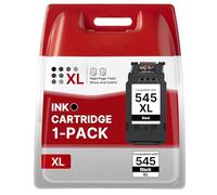 RUDGUZ PG-545XL High Capacity Ink Cartridges Black Compatible for Canon 545XL for Pixma TR4550 TR4551 TR4650 TR4651 TS205 TS305 TS3151 TS3150 MG2555S MG2550S MG3053 MX495 iP2850(1-Pack, Black)
