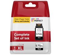 PG-575XL Black Ink Cartridge - High Yield Replacement for Canon Pixma TS3550i TS3551i TS3750i TS3751i TS3752i TR4750i TR4751i TR4755i TR4756i - Compatible with PG-575 XL - 1-Pack (Not Original Canon)