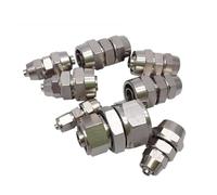 PG Copper Nickel Pneumatic Air Quick Connector for Hose Tube OD 4M 6 8 10 12 MM Fast Joint Connection 1Pcs(PG 6-10)