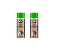 PG K2 Green Brake Caliper Spray Paint, 260°C Heat Resistant Lacquer, OEM Quality, 400ml, 2 Cans