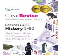 PG Online ClearRevise Edexcel GCSE History 1HI0 Medicine in Britain Paperback Book PG Online Multicolor