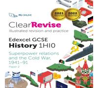 PG Online ClearRevise Edexcel GCSE History 1HI0 Superpower relations & the Cold War Paperback Book PG Online Multicolor