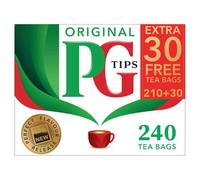 PG Tips, 240 Tea Bags, The Original Pyramid Biodegradable Tea Bags, British Classic, Perfect for Everyday Tea Drinkers