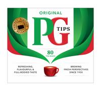 PG Tips Original | Black Tea Bags | Refreshing, Flavourful & Full-Bodied | Perfect Flavour Release | 80 Plant Based Biodegradable Teabags