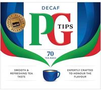 PG Tips Decaffeinated 70 Teabags (Pack of 3, Total 210 Teabags)