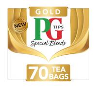 PG Tips Gold Black Tea Bags, 70 Teabags, Velvety & Rich