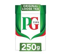 PG Tips Loose Black Tea 250g, Refreshing And Flavourful Blend | For a classic cup, rich full-bodied taste, perfect flavour release, ideal for everyday brewing