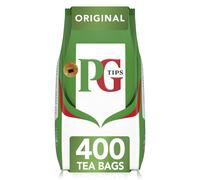PG Tips Original Black Tea Bags Bulk Flavourful & Full-bodied Perfect Flavour Release 400 Plant Based Biodegradable Teabags