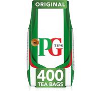 PG Tips Original Black Tea Bags Bulk Flavourful Fullbodied Perfect Flavour Release 400 Plant Based Biodegradable Teabags
