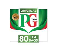 PG Tips Original | Black Tea Bags | Refreshing, Flavourful & Full-Bodied | Perfect Flavour Release | 80 Plant Based Biodegradable Teabags