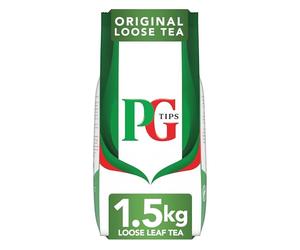 PG Tips Original | Loose Leaf Black Tea Bulk | Refreshing & Flavourful | Ideal For Office Catering | 1.5kg | 480 Servings