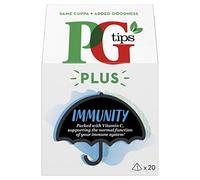 PG Tips Plus Immunity Black Tea Bags, 20 x 2.9g