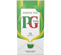 PG Tips Pure Green Envelope Tea Bags (Pack of 25) 800399