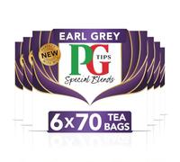 PG Tips Special Blends, Earl Grey Tea Bags Bulk, Refreshing, Light & Citrusy With Bergamot Notes, 6 Packs, 420 Plant Based Biodegradable Teabags