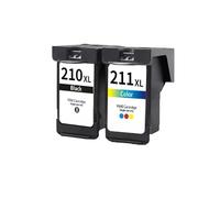 PG210 CL211 Pg210 Cl211 210 211 Ink Cartridge,Compatible For Canon,Compatible For Pixma MP240 MP250 MP260 MP270 MP280 MP480 MP490 MP495 Printer(1 SET)