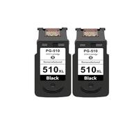 PG510 CL511 Ink Cartridge,Compatible For Canon PG 510 PG-510 CL 511 IP 2700 Pixma MP250 MP270 MP280 480 MX320 330 MX340 Printer(2 Black)