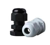 PG9 Waterproof Cable Gland 100pcs Nylon 66 IP68 for 4-8mm Wire