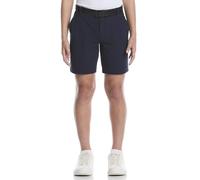 PGA TOUR Boy's 7" Flat Front Active Waistband Performance Pull On Short Golf, Peacoat, 12-14 Years