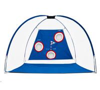 PGA TOUR Pro Size Golf Net for Home - Multi Target Golf Practice Net with Carry Bag, Impact Absorbing Netting, Easy Assembly, Indoor/Outdoor Golf Nets for Garden - Includes Hitting Mat- Height 214cm/7ft - Width 305cm/10ft - Depth 153cm/5ft
