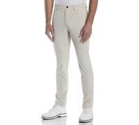 PGA TOUR Men's 5-Pocket Performance Pull-on Golf Pants, 30"/32" Inseams, 4-Way Stretch, Moisture-Wicking, Sun Protection, Silver Lining, Large/30 Inches Inseam