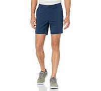 PGA TOUR Men's 7” Flat Front Performance Stretch Golf Shorts with Active Waistband, Navy 2.0, 32
