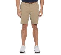 PGA TOUR Men's 9" Solid Golf Shorts with Active Waistband, Chinchilla, 36