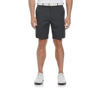 PGA TOUR Men's Expandable Flat Front Short, Asphalt, 36