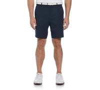 PGA TOUR Men's Expandable Flat Front Short, Black Iris, 36
