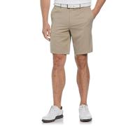 PGA TOUR Men's Expandable Flat Front Short, Chinchilla, 36