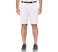 PGA TOUR Men's Flat Front Active Waistband Short Golf, Bright White, 36