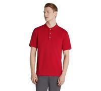 PGA TOUR - Men's Golf Polo Shirt, Airflux Solid Mesh Polo, Breathable, Short Sleeve, Natural Stretch, Regular Fit, Chilli Pepper, S