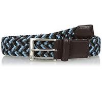 PGA TOUR Men's Multicolor Stretch Braid Belt, Blue, M