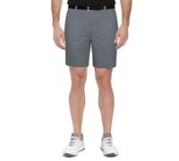 PGA TOUR Men's Performance Golf Shorts 8 Inseam with Active Waistband, Moisture-Wicking, Sun Protection, Quiet Shade, Large