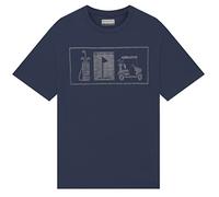 PGA Tour Men's T-Shirt, Golf Graphic Print, Crew Neck, Short Sleeve, Regular Fit, Casual Top, Navy, L