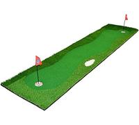 PGA TOUR St. Andrews Golf Putting Mat - Indoor Deluxe Putt Mat with Four Tone Grass, Removable Flags, Regulation Cup, 2 Gradient Turf, Extras: PGA DVD, Guide Ball, Alignment Pen Set