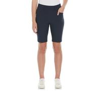 PGA TOUR Women's 9.5” Pull-on Golf Shorts with Tummy Control, Performance Stretch, Moisture-Wicking, Sun Protection Pants, Black Iris, XXL